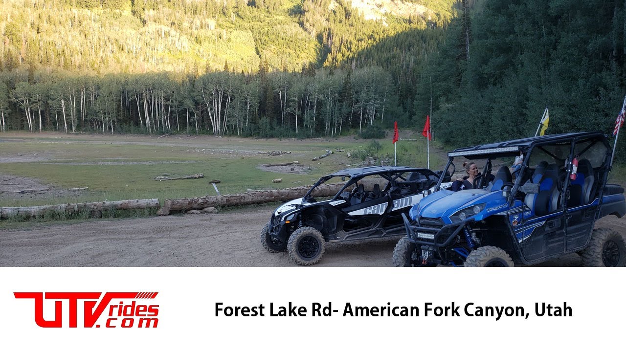 CanAm Maverick X3 Turbo and a Kawasaki Teryx 4 take on the Forest Lake Trail  - UTVrides.com