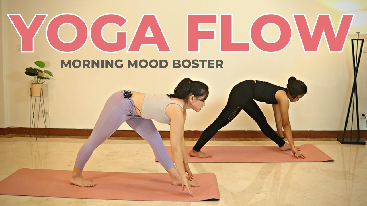 Do This Yoga Exercise in the Morning - MORNING MOOD BOOSTER - YOGA FLOW - FOR BEGINNER