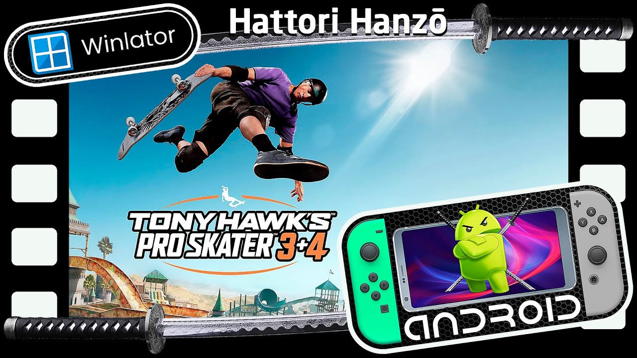 Tony Hawks Pro Skater 3 plus 4 Winlator Android Gameplay Test