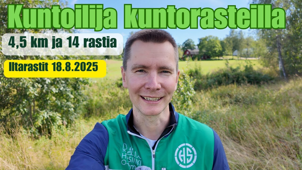 Iltarastit 18.8.2025 | Luukki, Espoo