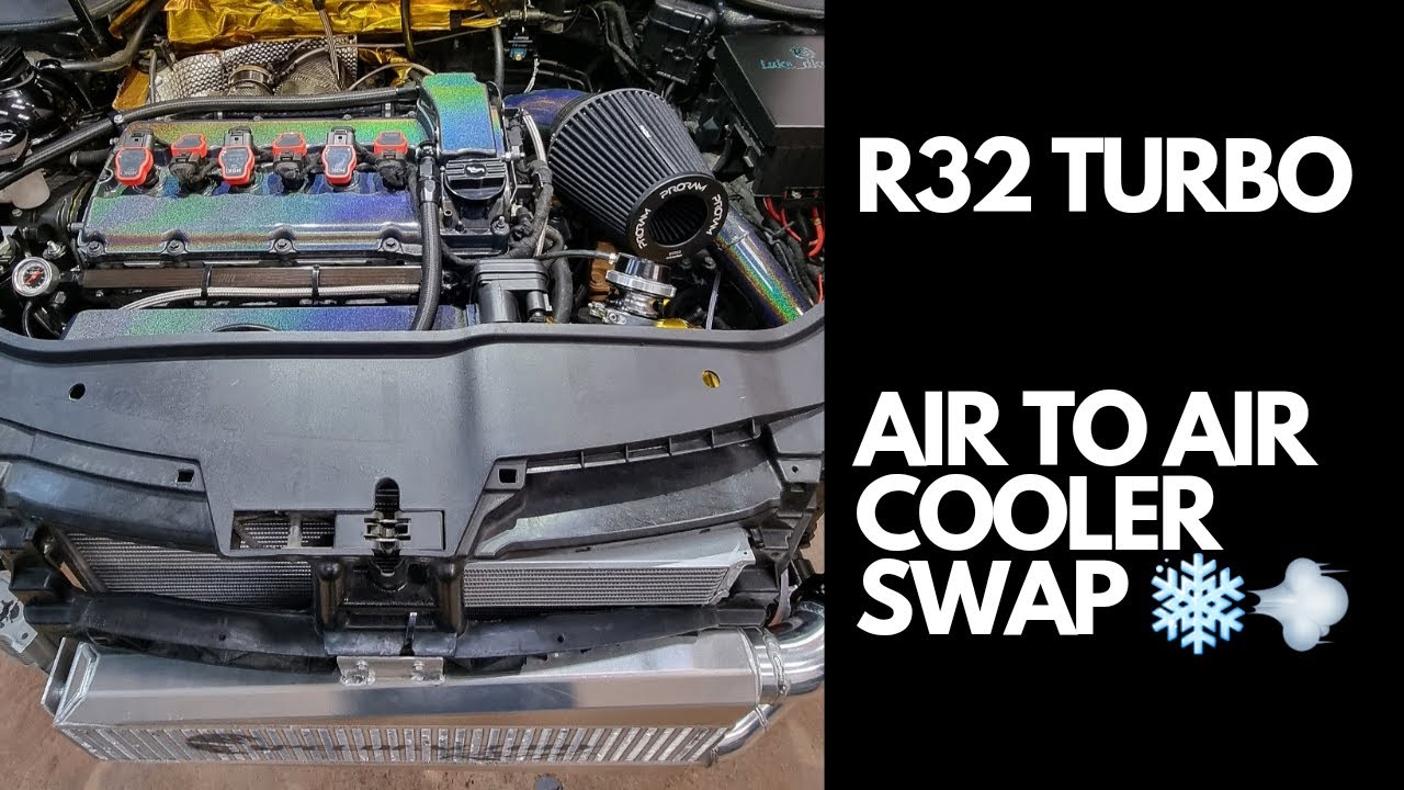 NEW AIR TO AIR INTERCOOLER SETUP - MK5 R32 TURBO - VR6 TURBO EP.23
