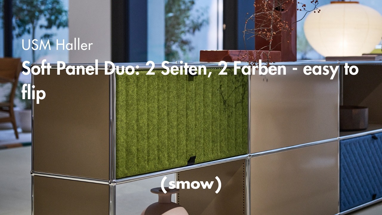 USM Haller | Soft Panels aus weichem Vlies: Easy to flip | smow