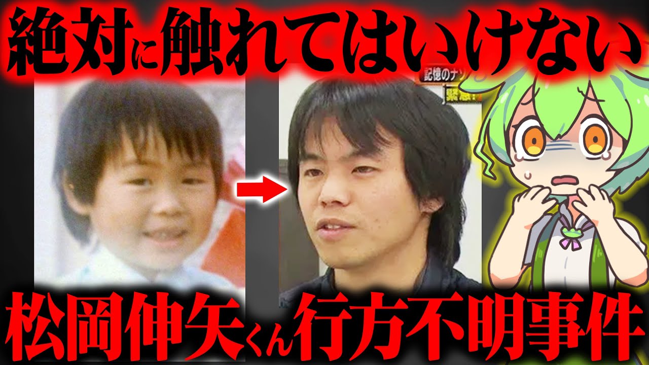【実話】多くの目撃証言があるのに何故か未だに解決しない本当の理由『松岡伸矢くん行方不明事件・未解決事件』【ずんだもん＆ゆっくり解説】