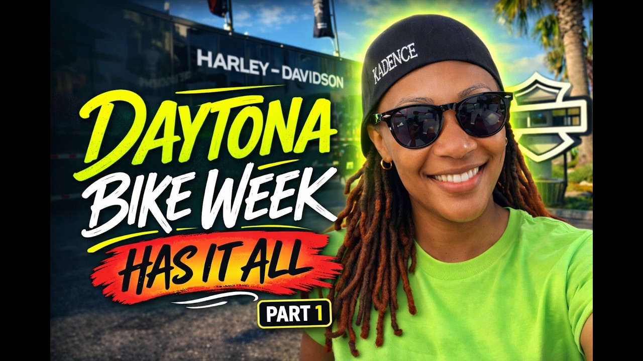 Rolling into Daytona Beach Bike Week