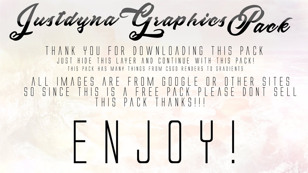 JustDyna Free Graphics Pack For Photoshop!