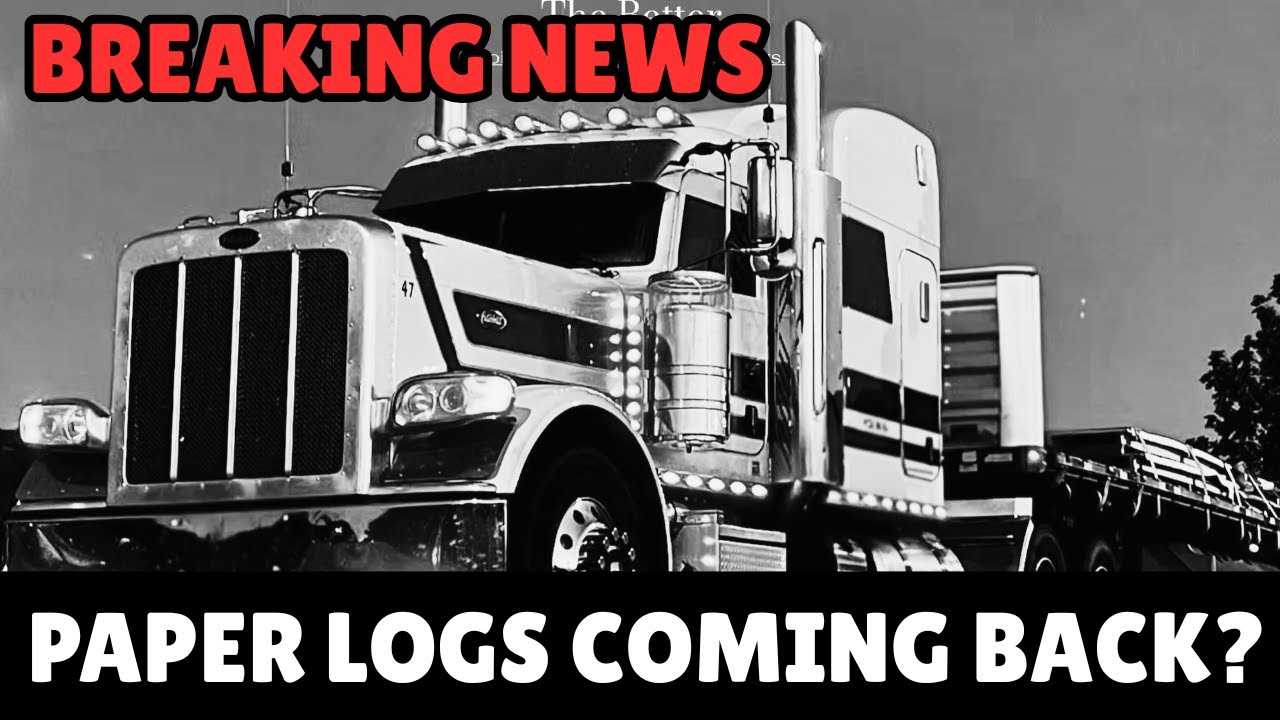 Are Paper Logs Coming Back For Truck Drivers? | Breaking News