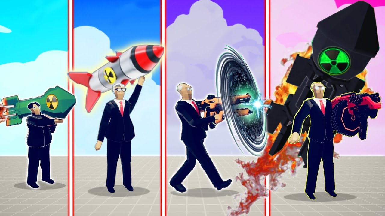 EVOLUTION OF ULTIMATE NUCLEAR BOMB ( ALL FORM ) | TABS - Totally Accurate Battle Simulator