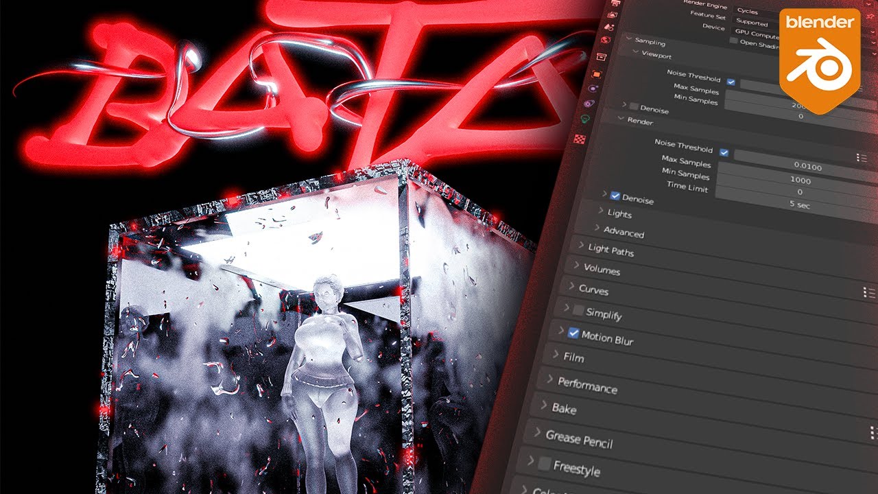 BEGINNERS Guide to Rendering in Blender (2023 SIMPLE BEGINNER TUTORIAL)