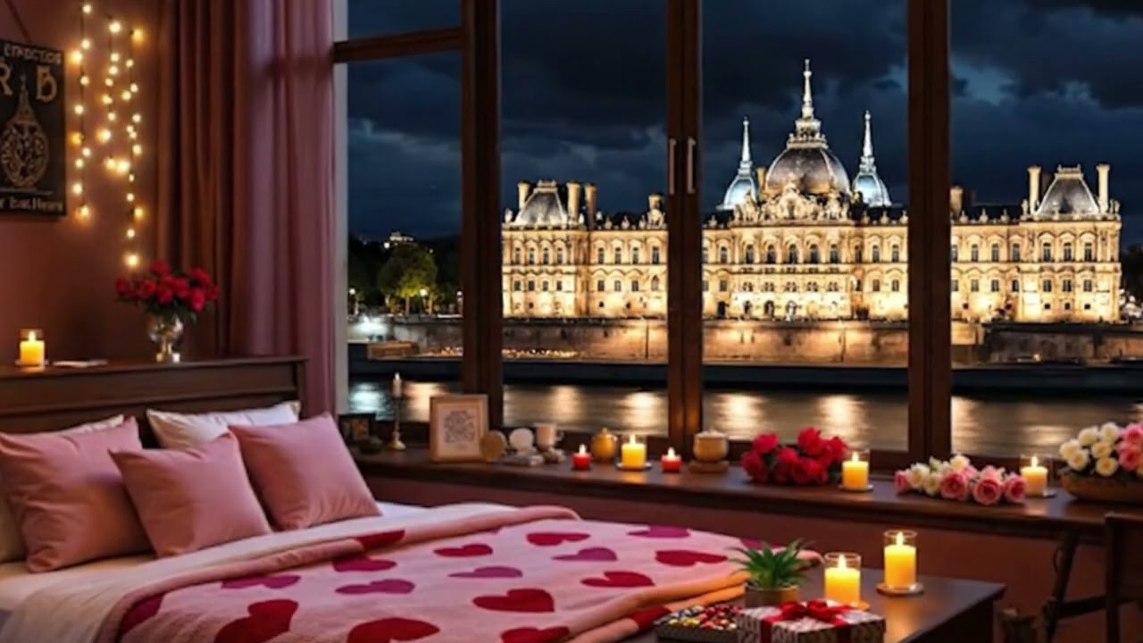❤️ Valentine Jazz – Velvet Jazz Piano Music - Warm Romantic Night Ambience for Relaxation & Love