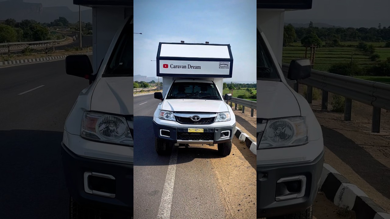 Tata Yodha 4x4 Van Tour | Custom Built Caravan Full Tour | Off-Roading Home on Wheels #caravan #rv