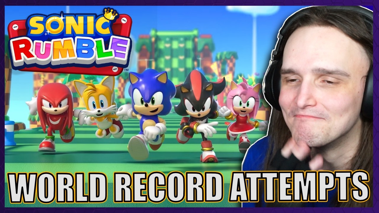 SONIC RUMBLE WORLD RECORD GET! 47:19. Now trying to beat it in the same stream