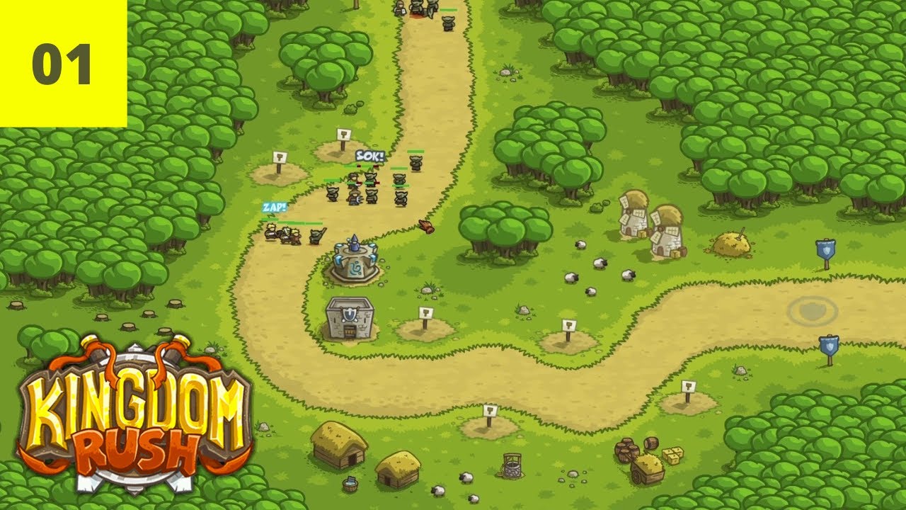 Kingdom Rush (Veteran) Heroic Walkthrough Part 1 - Southport
