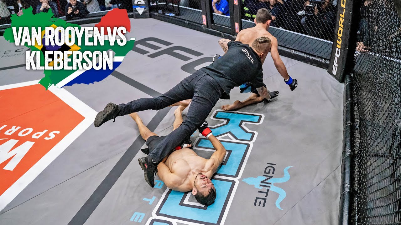 FULL TITLE FIGHT! Willie van Rooyen vs Kleberson Sousa | EFC 123