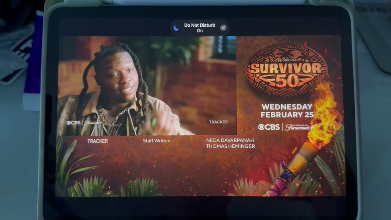 CBS Spilt Screen Credits 2/15/2026 Elwood Reid Inc After Portsmouth ChangeUp Prods 20th Television 