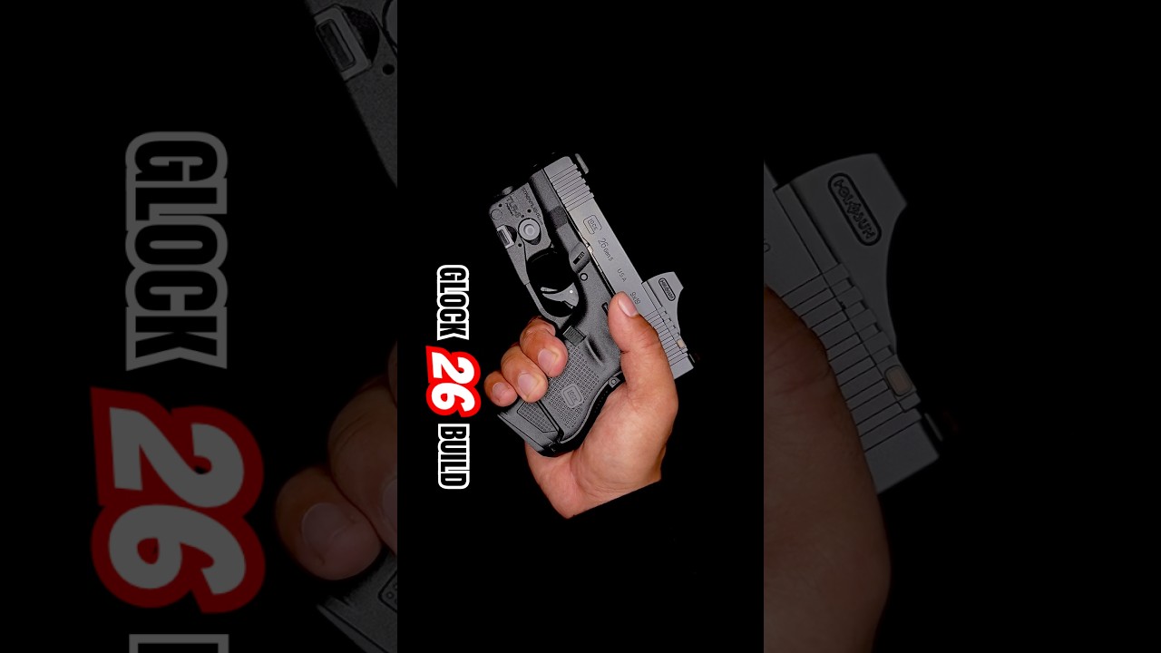 The Baby Glock | Glock 26 Gen5 MOS Build | Holosun SCS MOS | Streamlight TLR-6 #glock #glock26 #edc