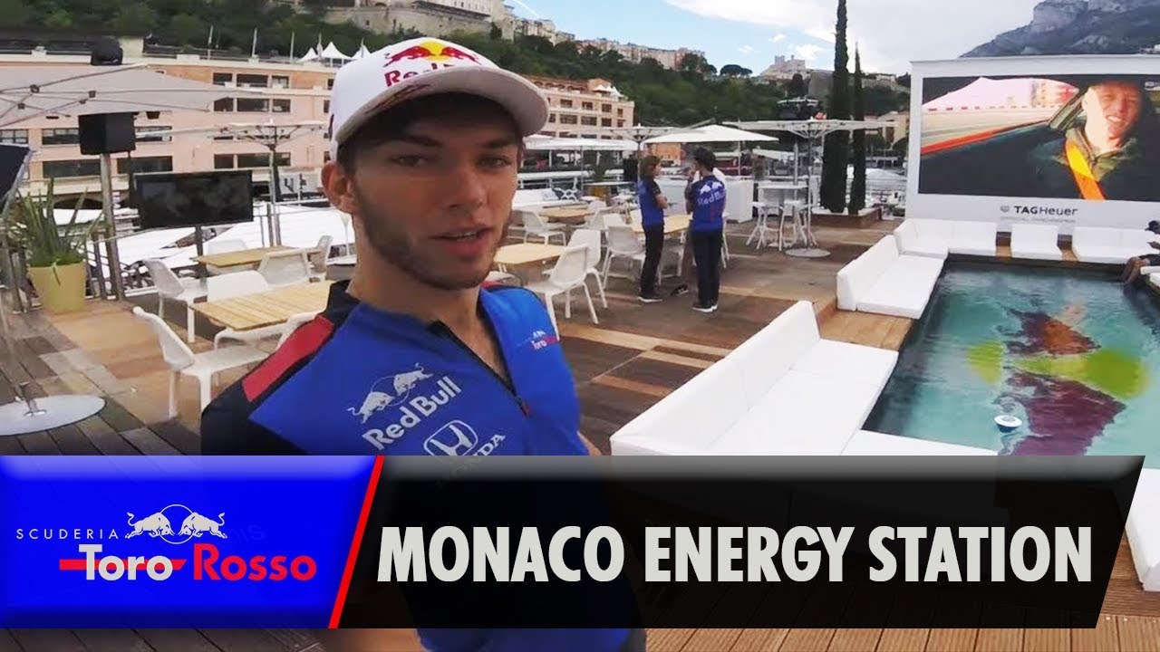 Pierre Gasly's Tour Of The Monaco Energy Station
