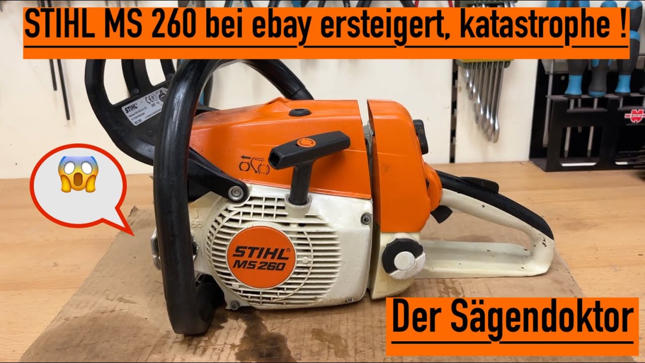 STIHL MS 260 bei eBay gekauft – Zustand schlechter als erwartet