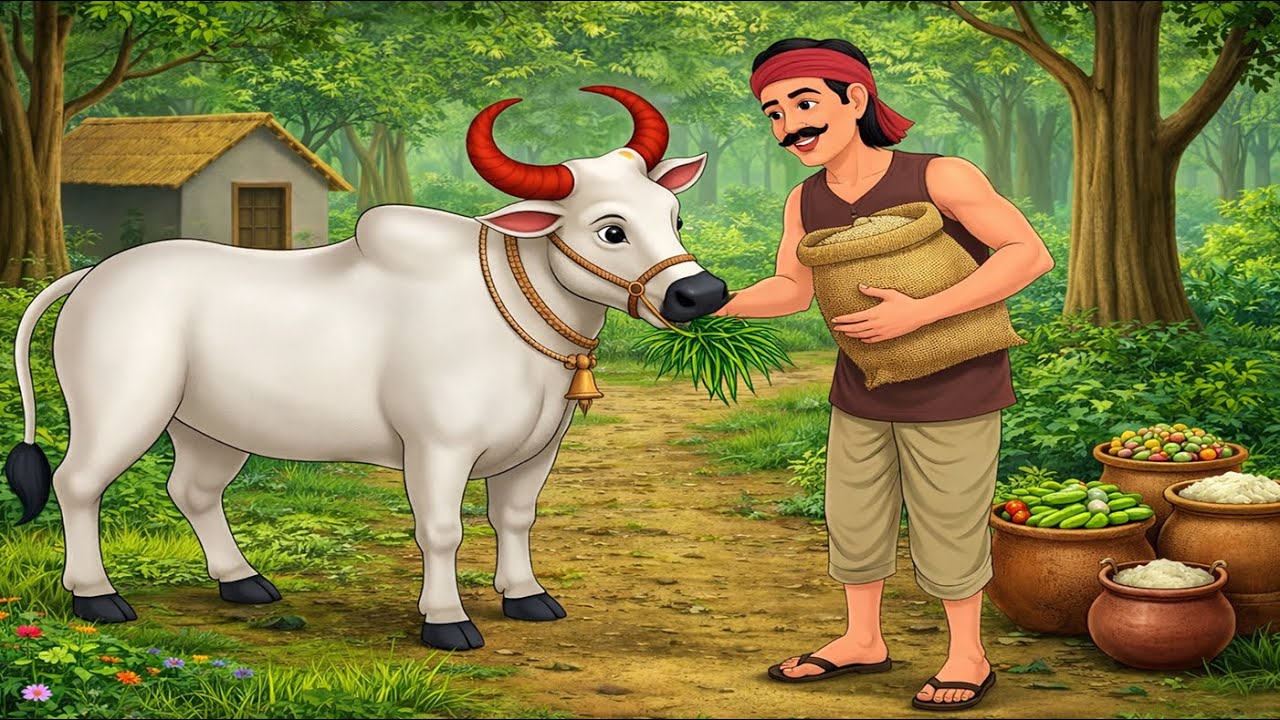 वफादार बैल और गरीब का भाग्य | Moral Stories | cartoon kahani | khaniyan | hindi kahaniyan