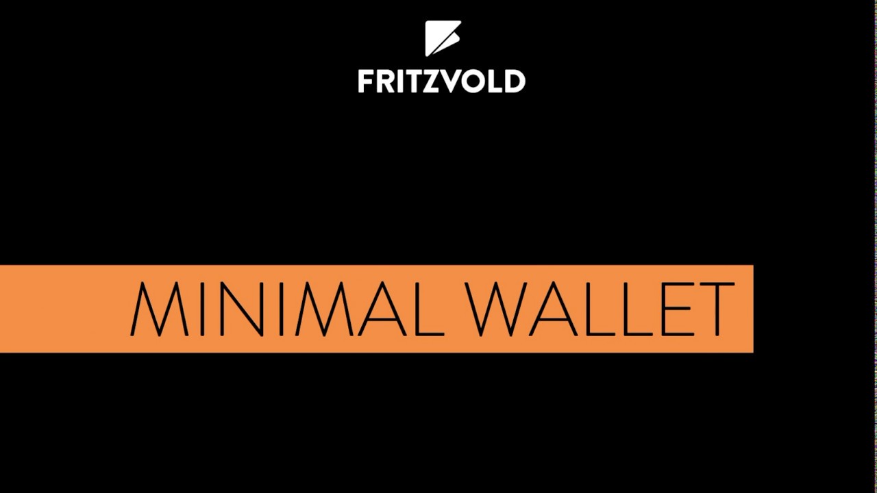 FRITZVOLD MINIMAL WALLET - minimalistisch - nachhaltig