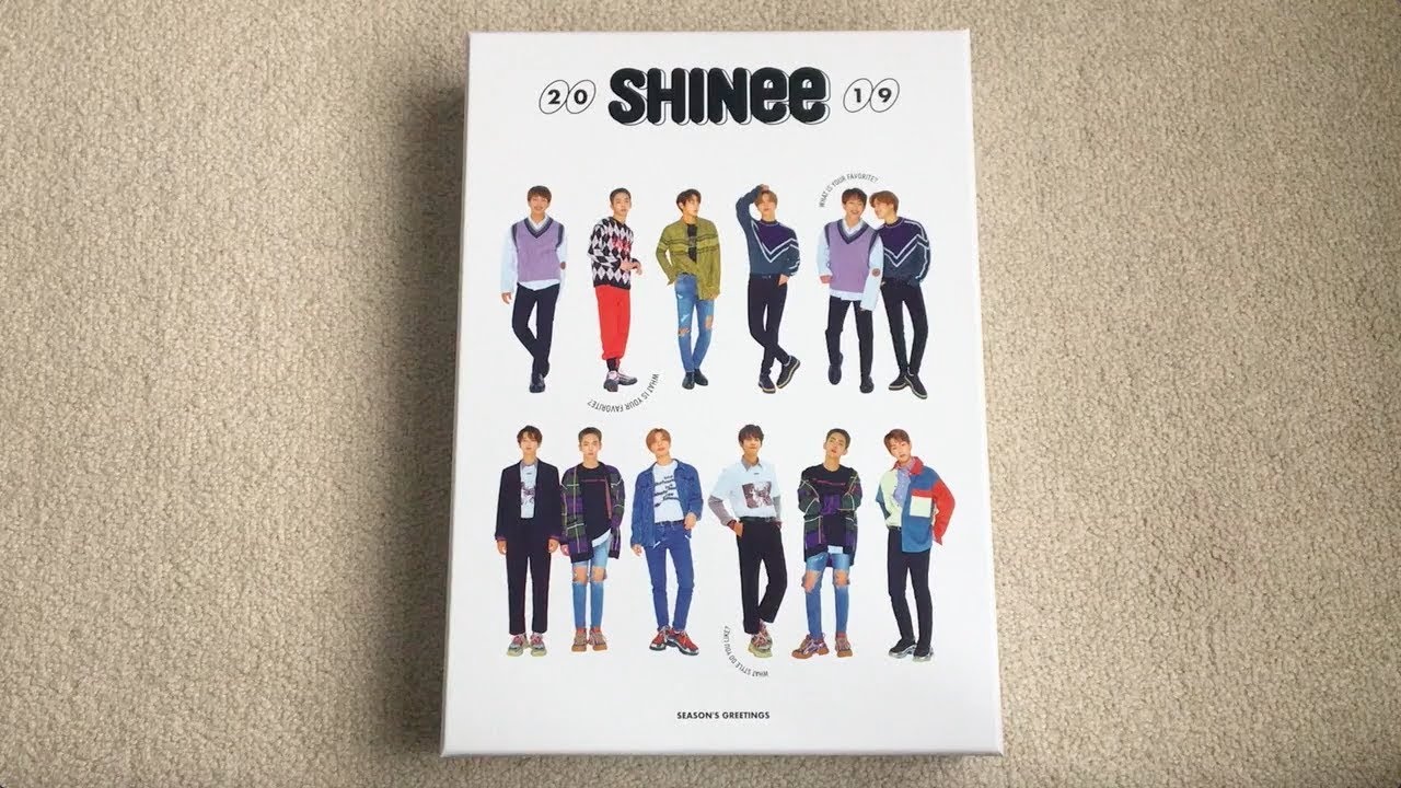 ♡Unboxing SHINee 샤이니 2019 Season's Greeting 2019 시즌 그리팅♡