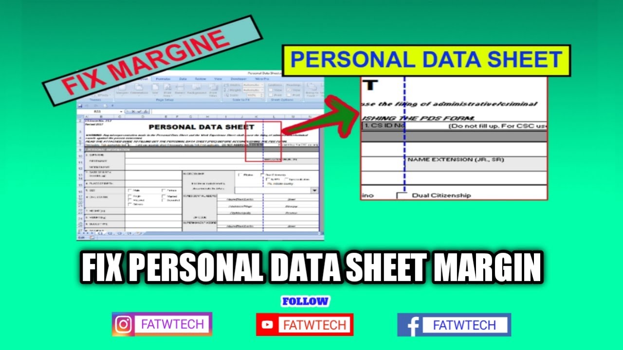 PAANO AYUSIN ANG PERSONAL DATA SHEET (PDS)