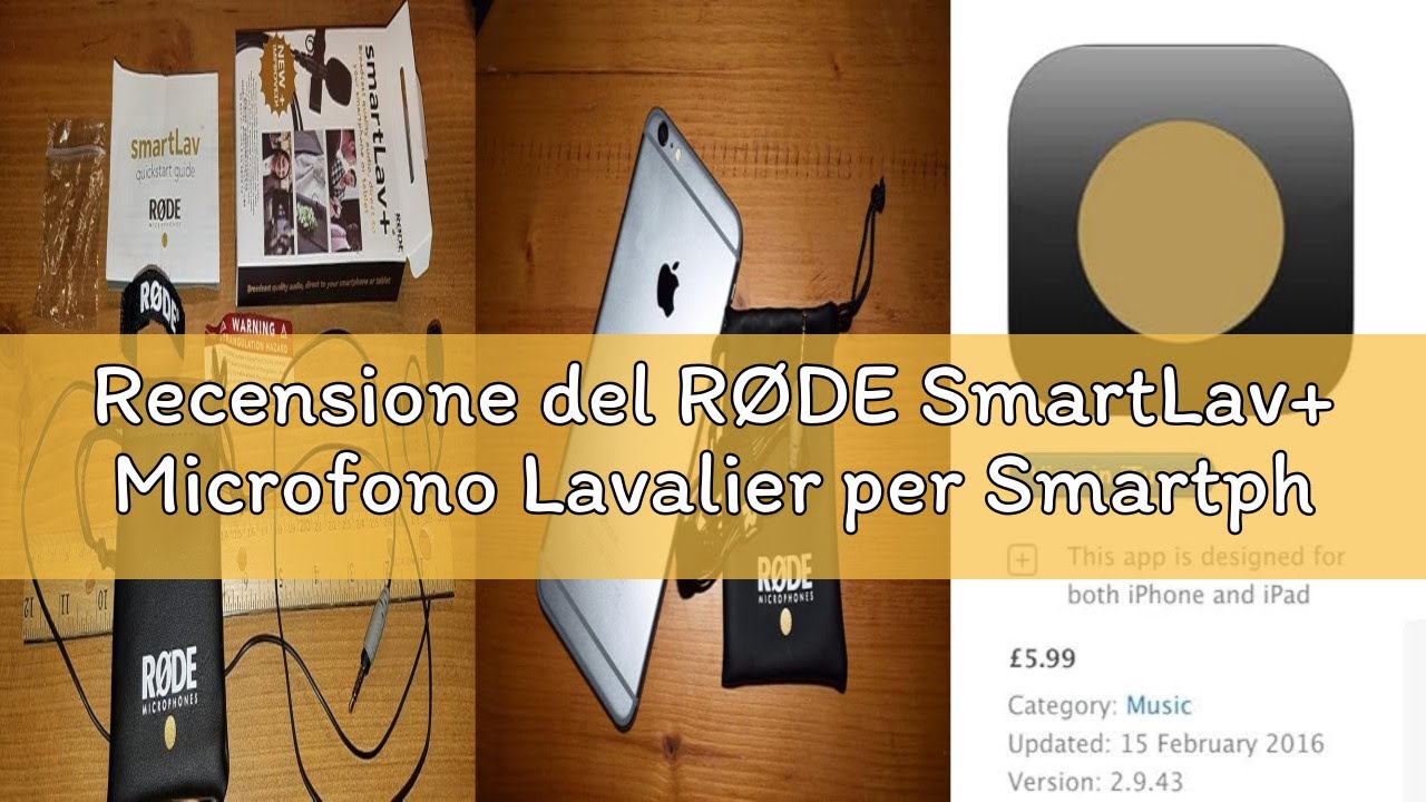 Recensione del RØDE SmartLav+ Microfono Lavalier per Smartphone con Connettore TRRS per Trasmissione