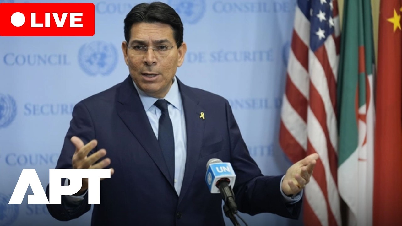 LIVE | Israeli Ambassador Danny Danon Speaks At U.N. Stakeout | APT