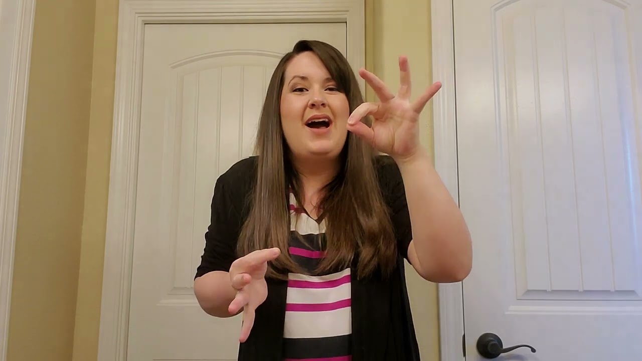 Search, Ponder, and Pray-- ASL/Actions for Both Verses