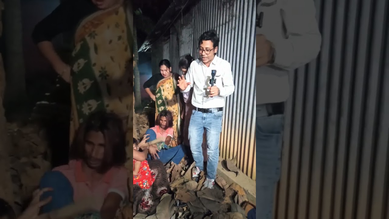 নিজের সন্তানকে মে/রে পাতা দিয়ে ডেকে রাখার সময় জনতার হাতে আটক