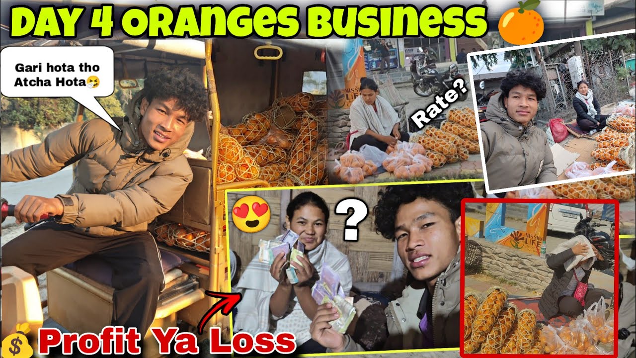 👉 Kitna Kamaya💰 | Day 4 Orange Selling Ho Rahi Hai Ya Nahi?🥺 Need Support 🙏