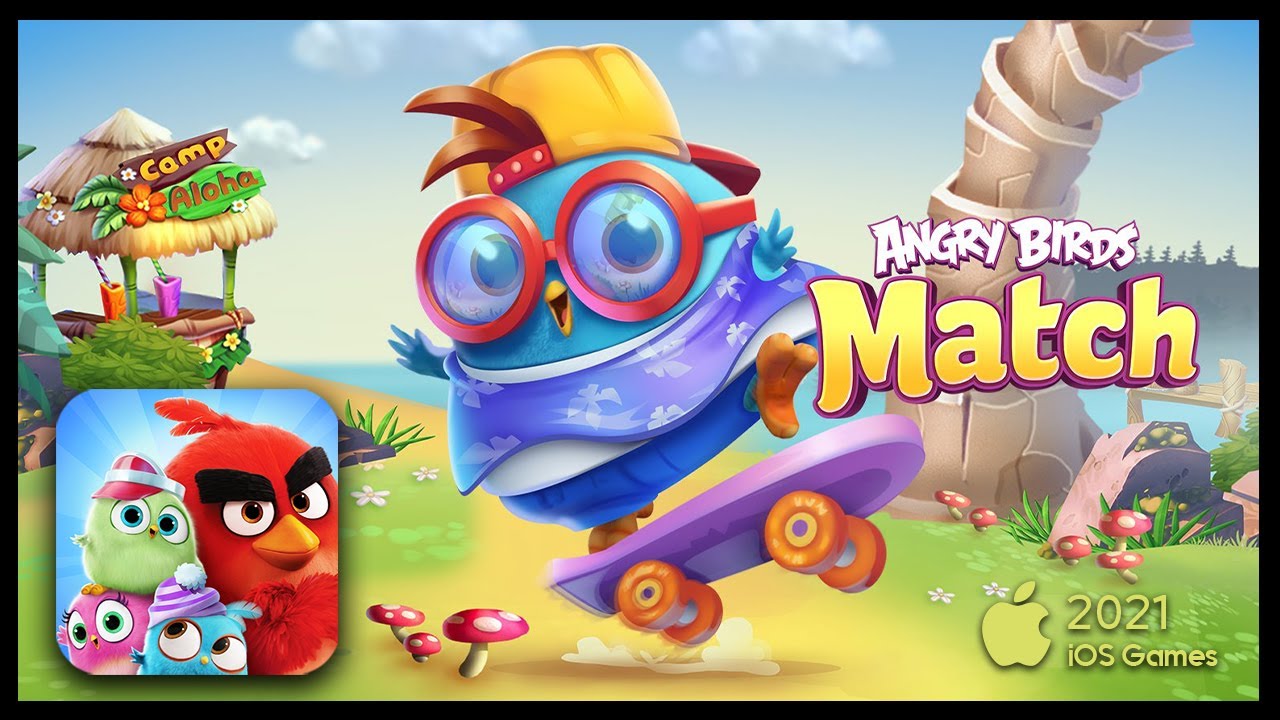 Angry Birds Match 3 for iOS 2021 | Interface & Game play Quick View