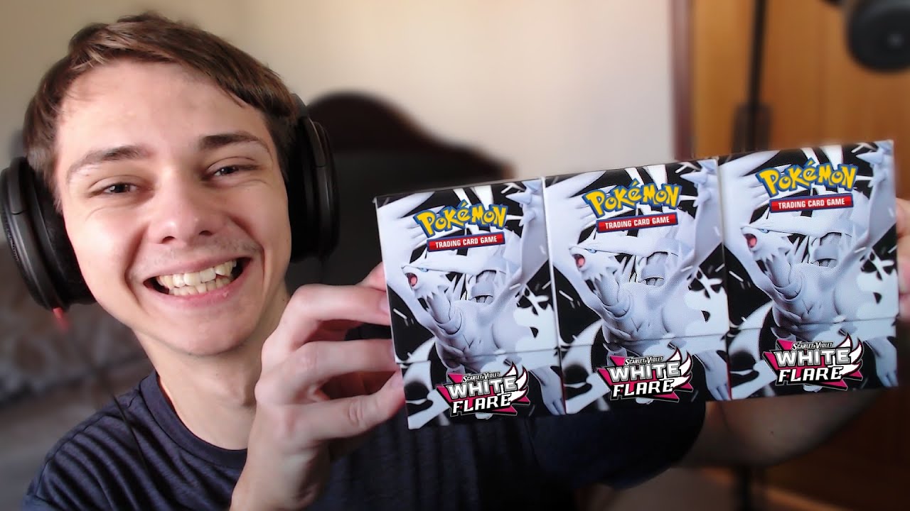 I Opened 3 Pokemon White Flare Booster Bundles and Pulled... (INSANE CARD)
