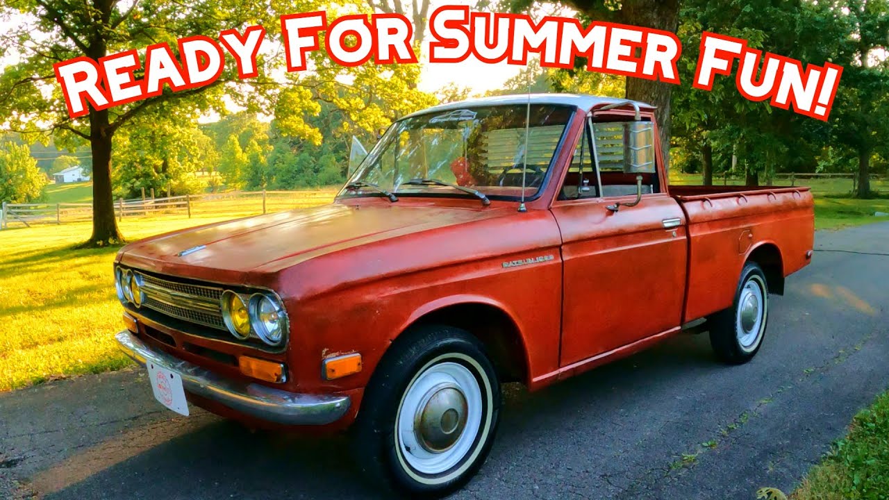 Doing Yearly Maintenance & Cruising Scenic Country Backroads in my Datsun 521 Pickup