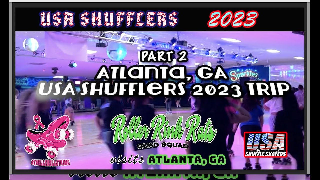 USA Shufflers Part 2: Roller Rink Rats Visit Atlanta, GA Sparkles Hiram 2023 (Super Shufflers Cut)