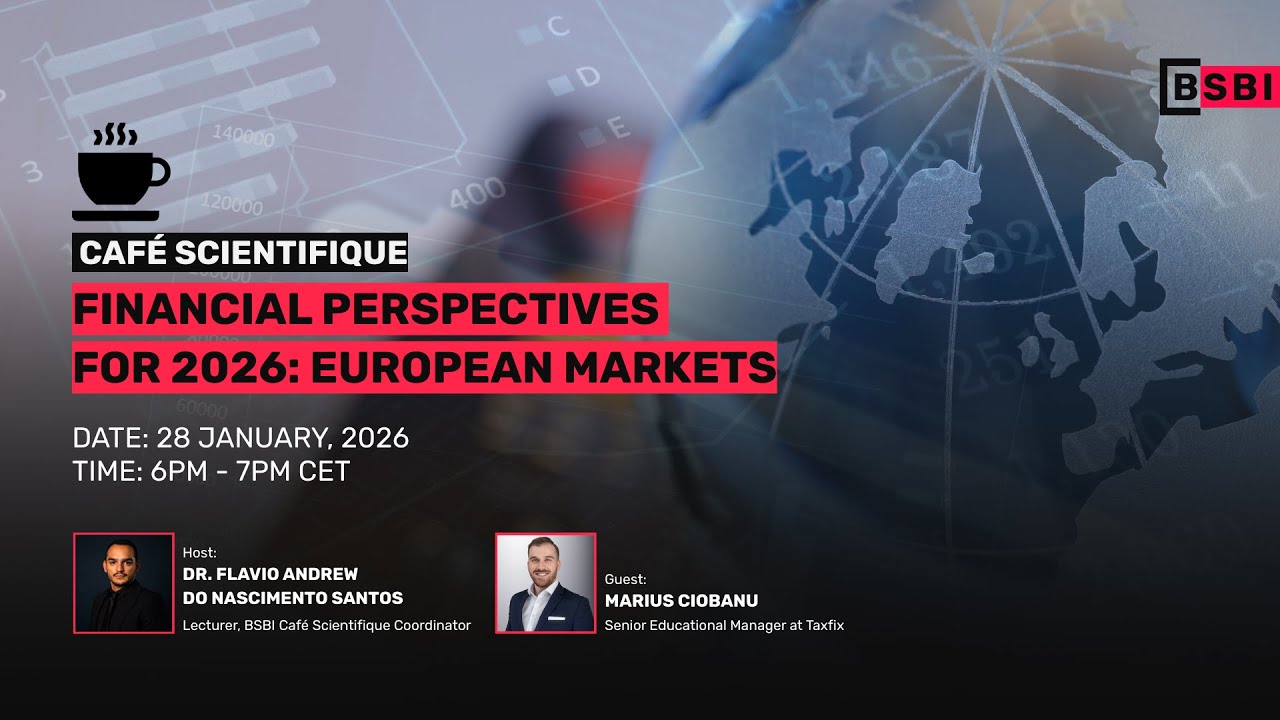 Cafe Scientifique 25.0 | Financial Perspectives for 2026: European Markets
