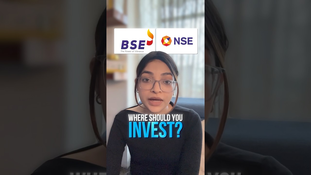 NSE VS BSE. Where should you invest? #stockmarket #india #stocks #nseipo #shorts #ytshorts