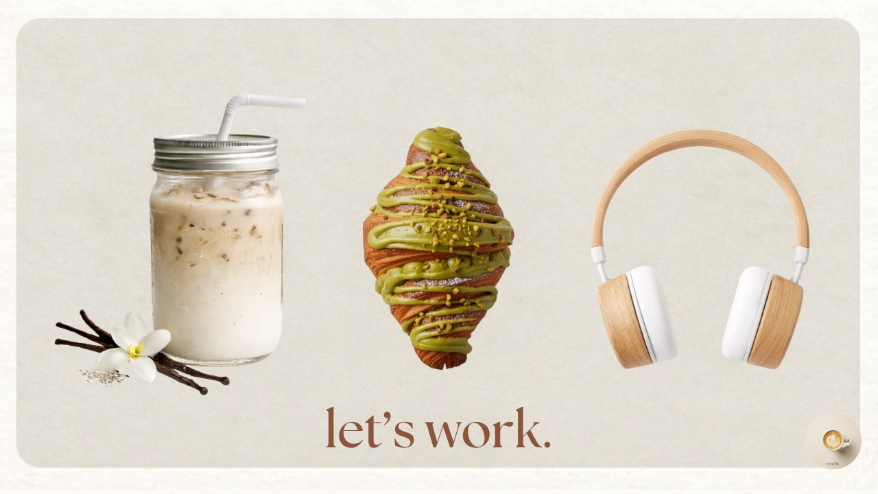 cold vanilla, hot croissant, and woody beats.