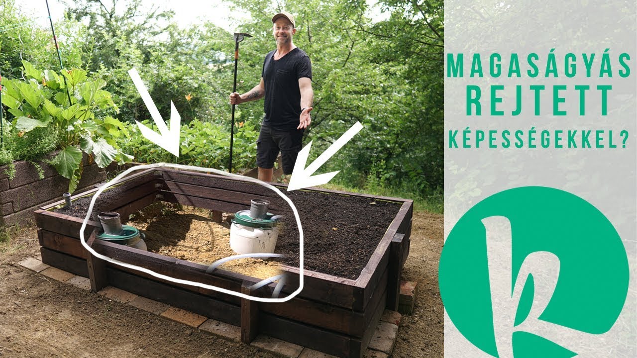 Szuper tartós magaságyás fából - egy kis trükkel