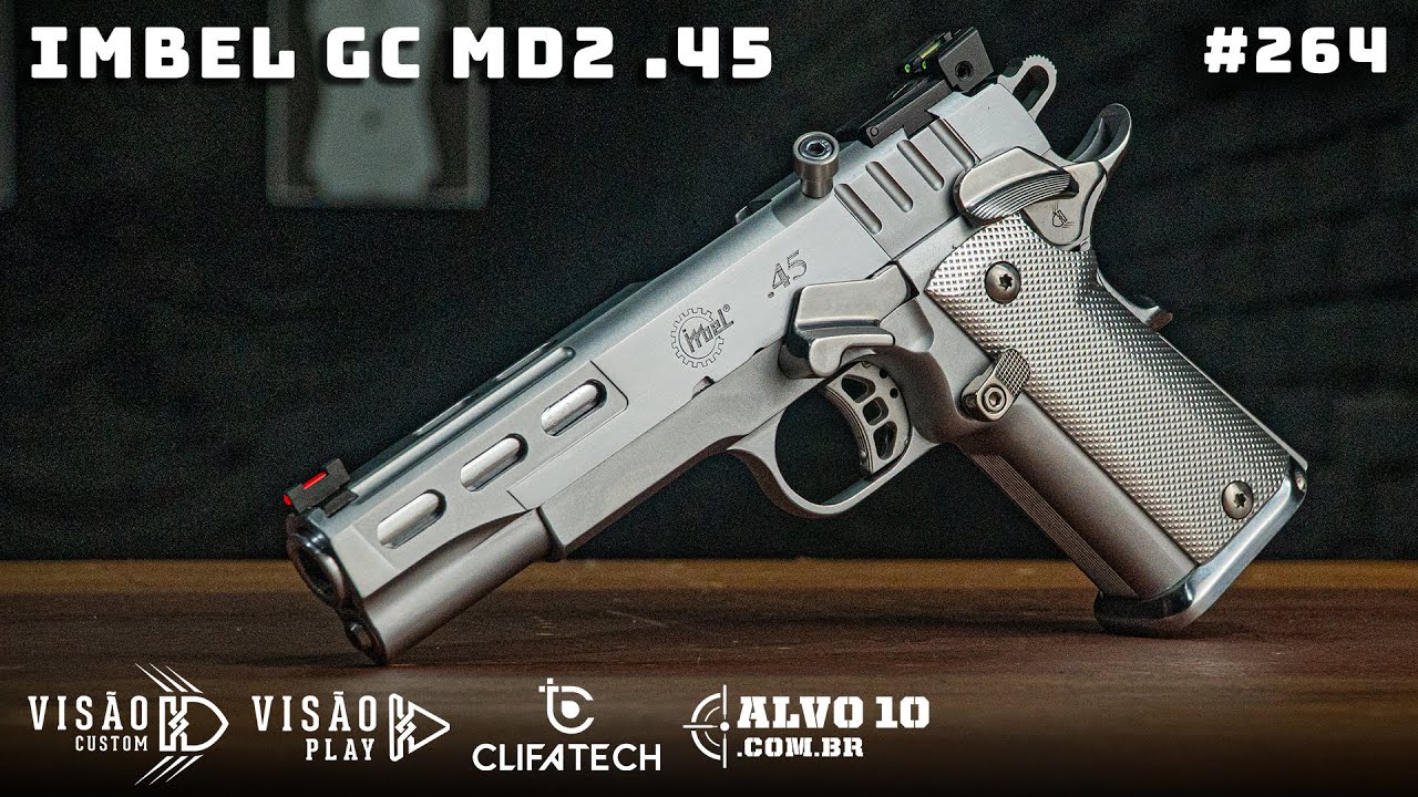 IMBEL GC MD2 .45 CROMO  // REVIEW 264 // #visaocustom #visaoplay #imbel