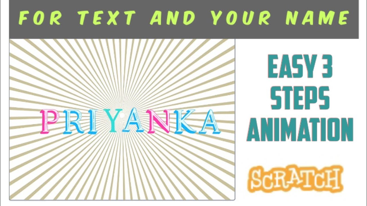 How to work with text in scratch | coding for kids scratch | Text animation in scratch