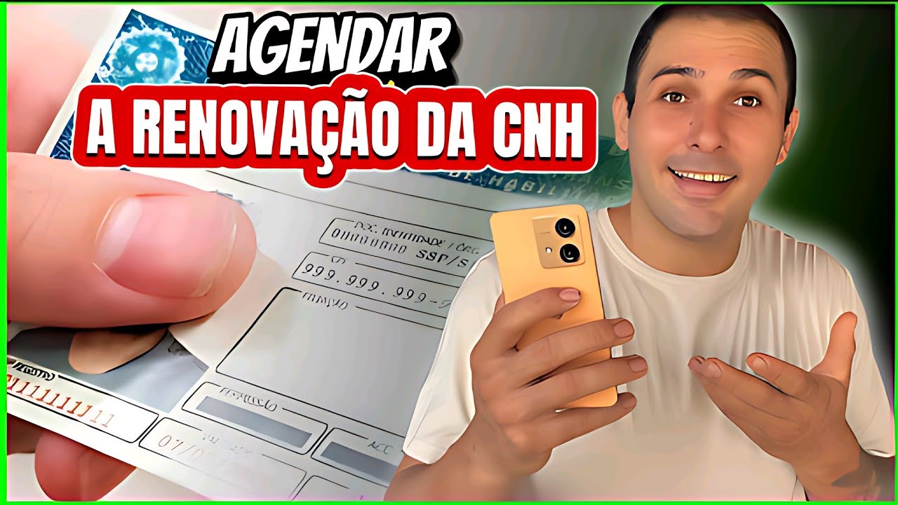 COMO AGENDAR PARA RENOVAR SUA HABILITA&Ccedil;&Atilde;O (CNH) PELO CELULAR 