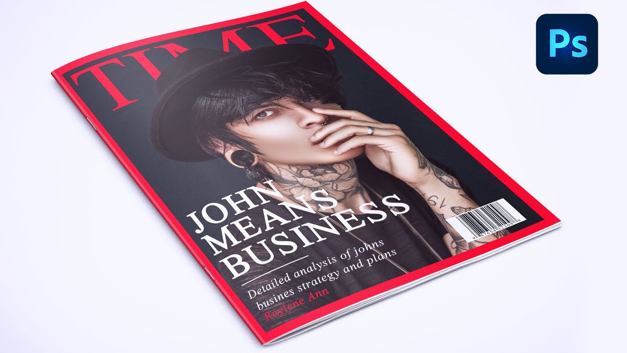 How To Design Time Magazine Cover In Photoshop | Tutorial | PTE161 | ❤⚡