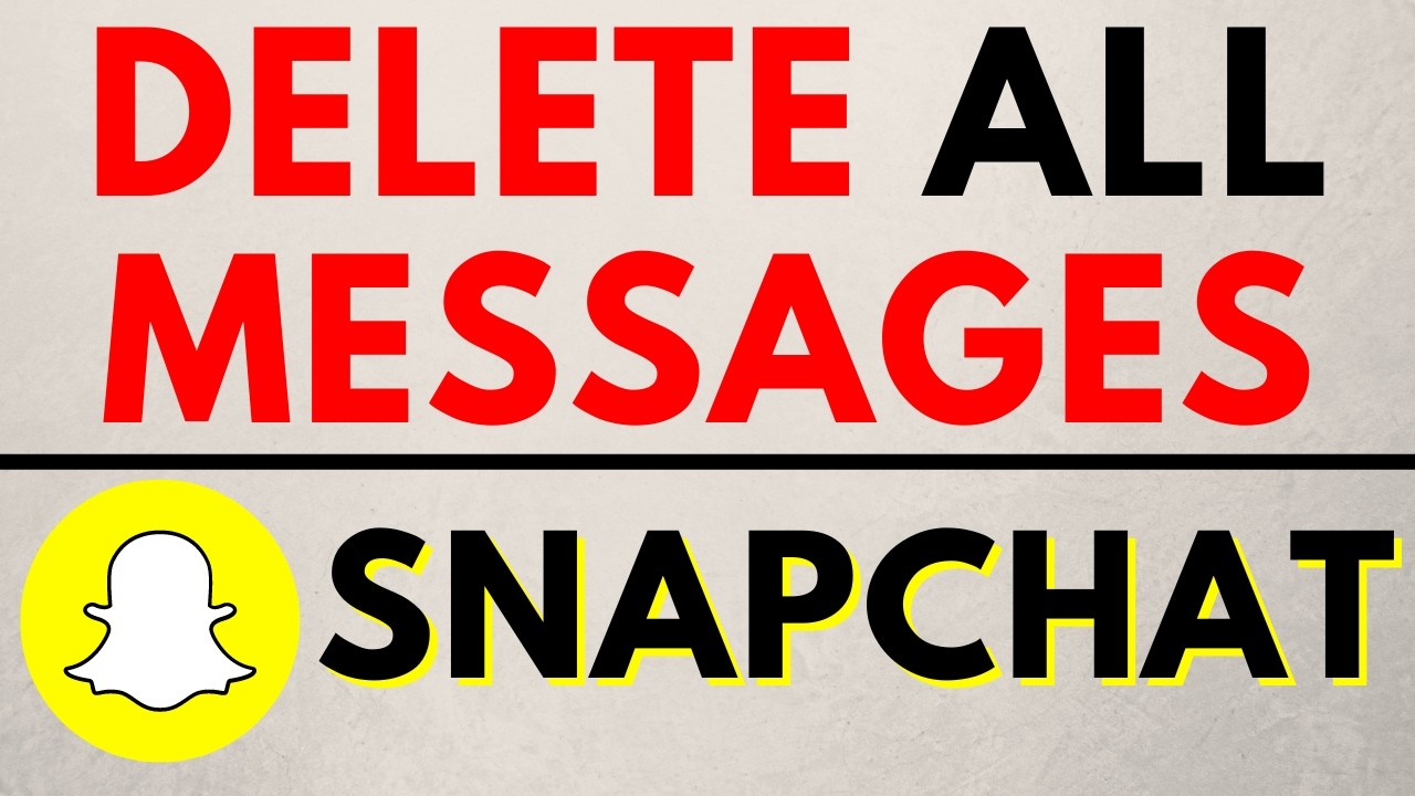 How To Delete All Snapchat Messages - iPhone & Android