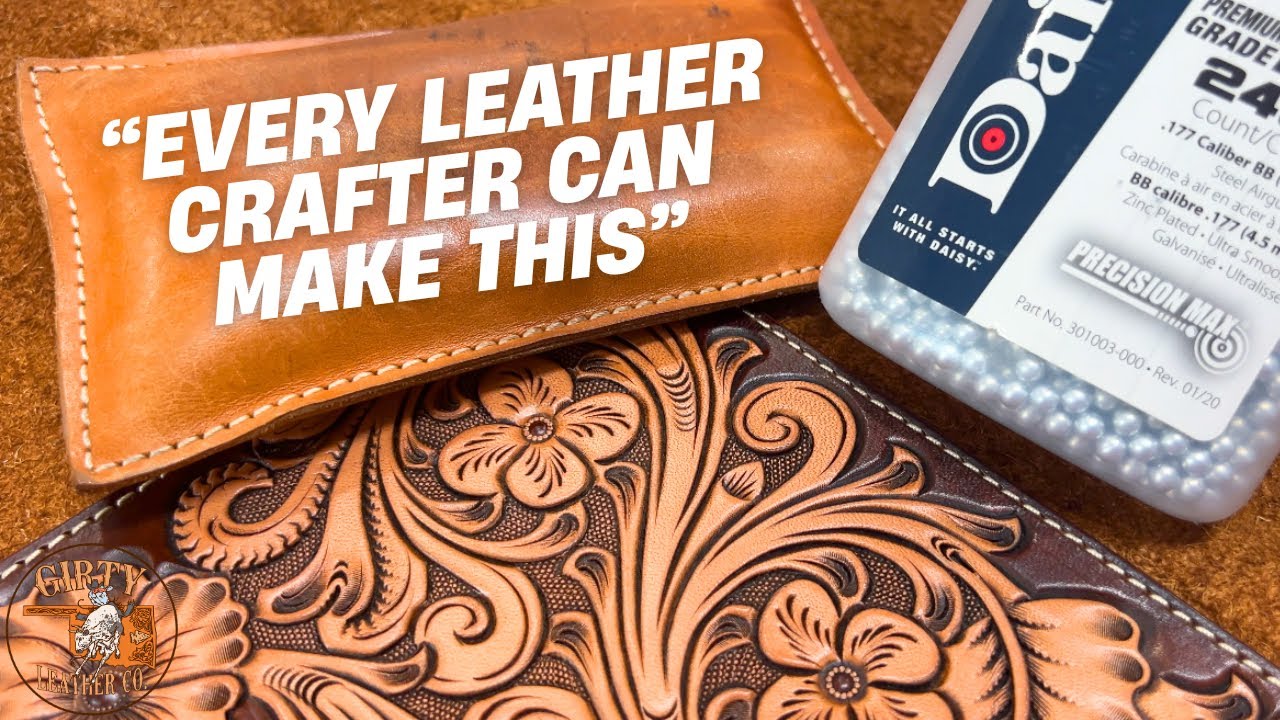 SIMPLE Leather Weight Bag Tutorial!