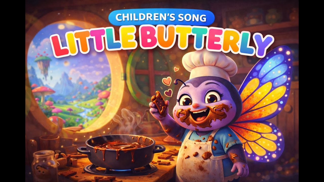 Little Butterfly in the Kitchen 🦋🎶 | Kids Song 