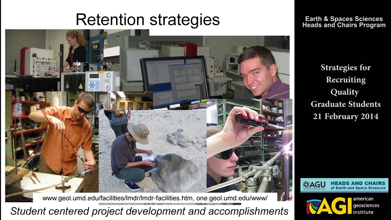 Strategies for Recruiting Quality Graduate Students - Feb 2014 AGU/AGI Heads and Chairs Webinar