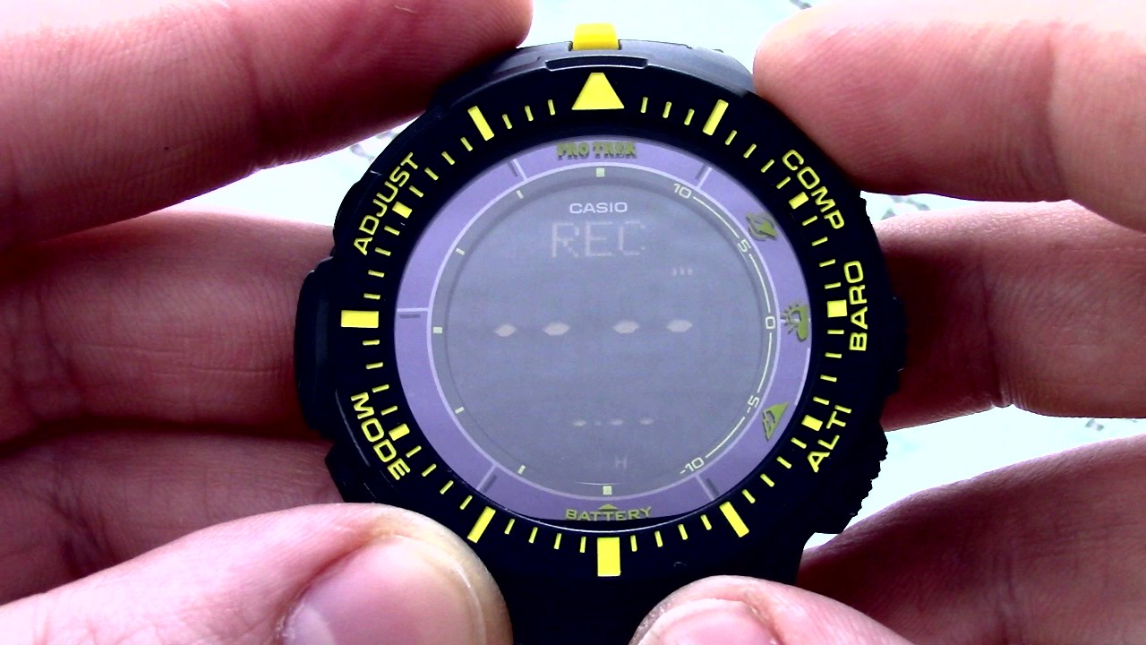 Часы Casio ProTrek PRG-300-1A9 [PRG-300-1A9ER] - Инструкция, как настроить от PresidentWatches.Ru