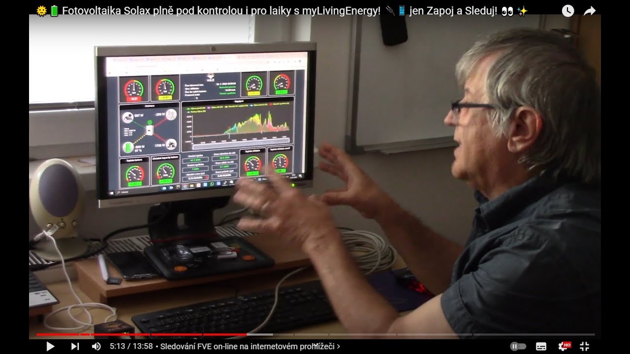 🌞🔋 Fotovoltaika Solax plně pod kontrolou i pro laiky s myLivingEnergy! 🔌📱 jen Zapoj a Sleduj! 👀✨