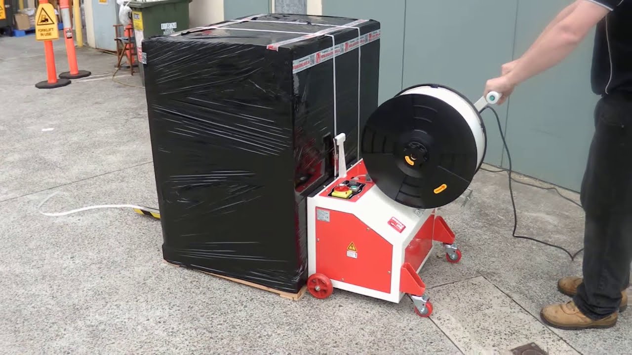 Pallet Strapping Machine 3 GPTP 202MV   Vertical Semi Auto
