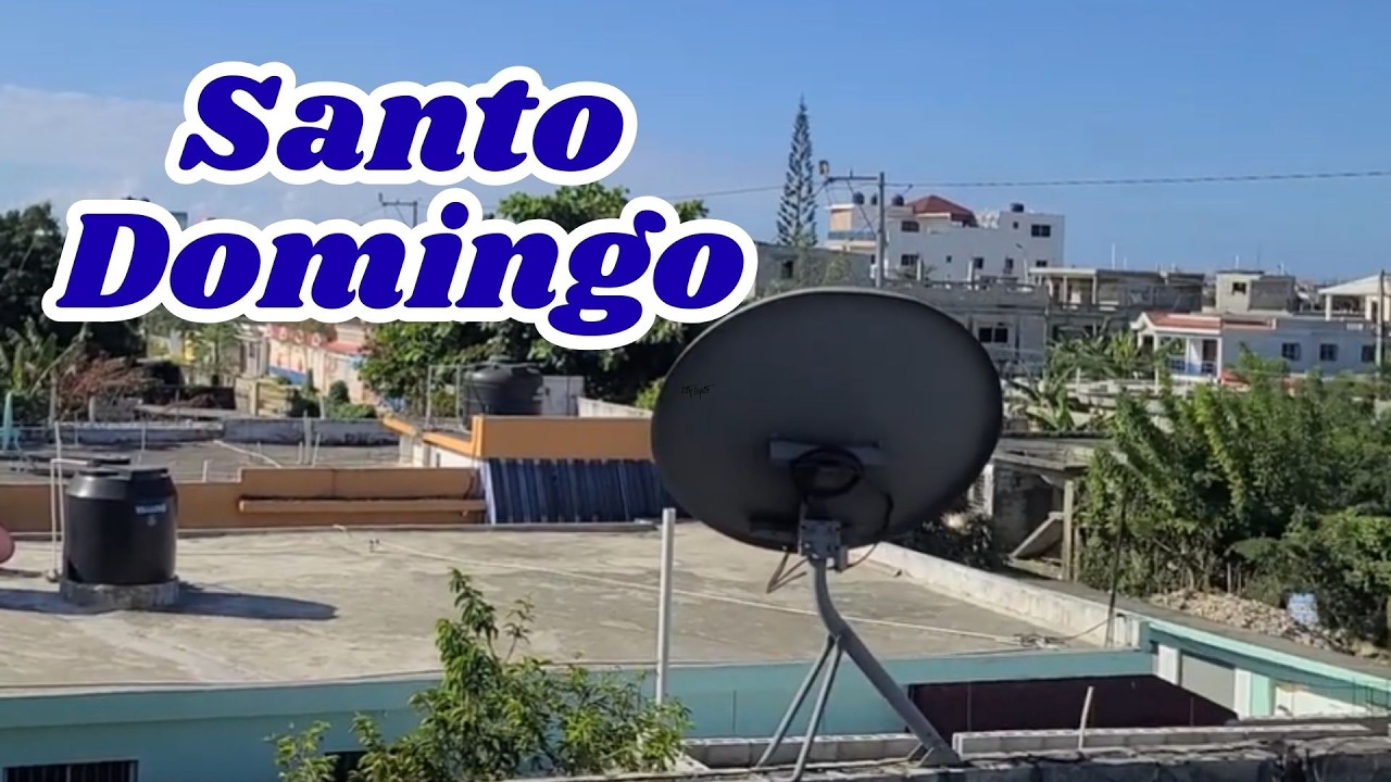 Rooftop View of Santo Domingo Este | Morning Cityscape in the Dominican Republic
